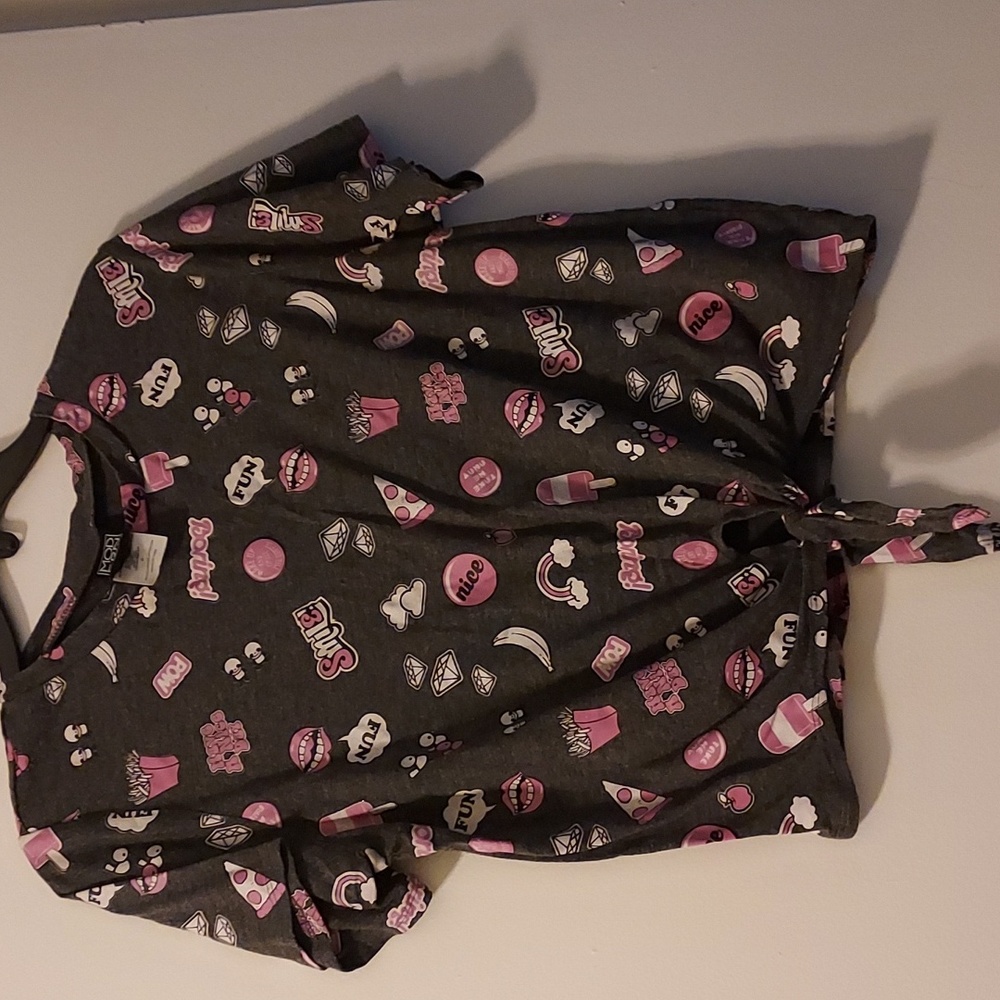 Modern Lux Tied Crop Top